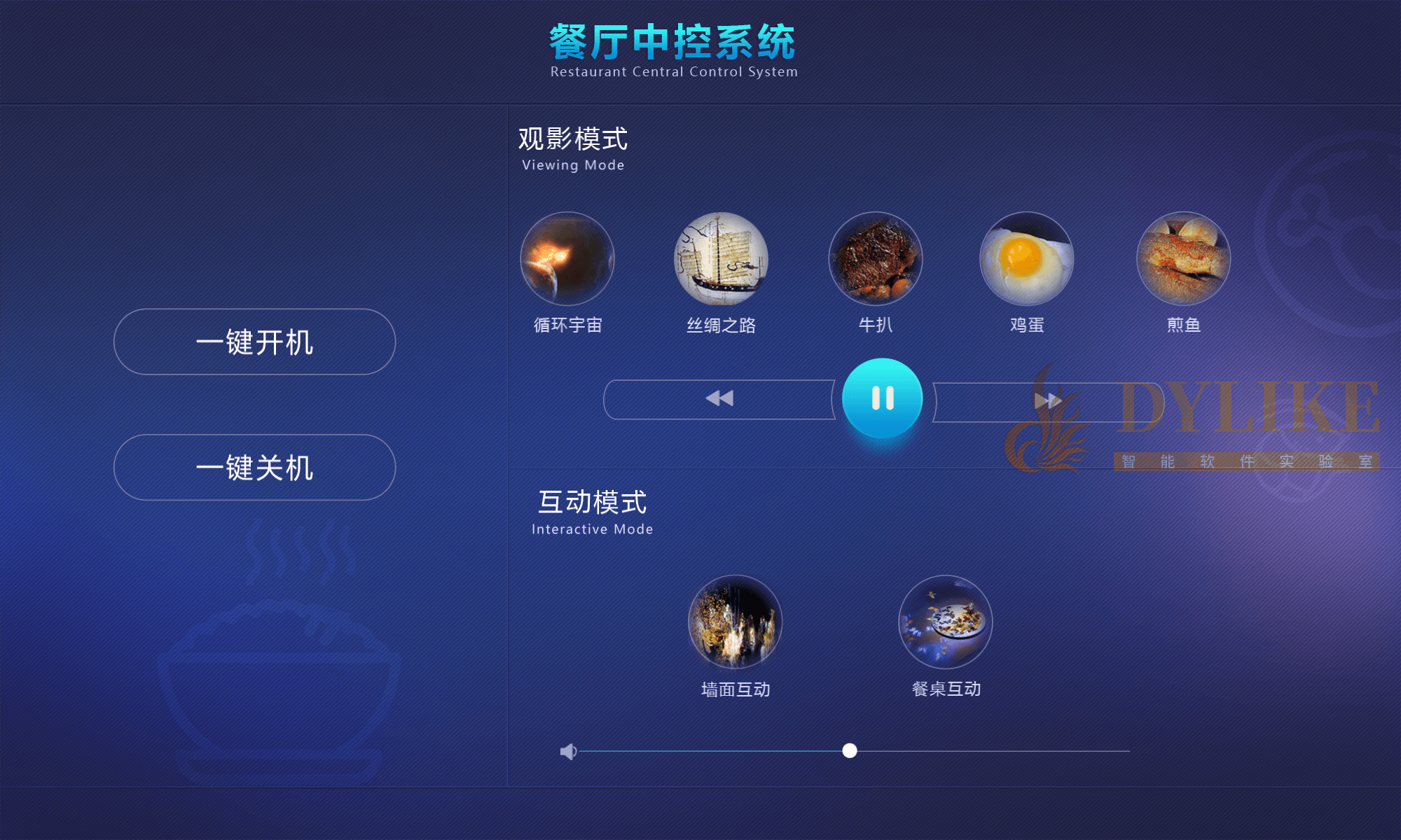 中华饮食博物馆中控系统